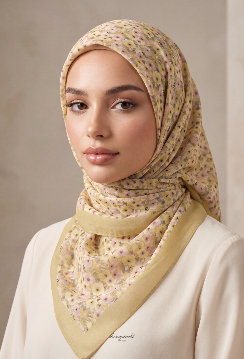 TSE Mod Japanese Cotton Voile Square In Madel