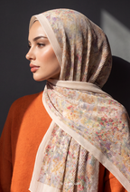Fall In Love Wide Ultra Fine Pleated Shawl Ironless · in GardeniaPL ( Vibrant colour)