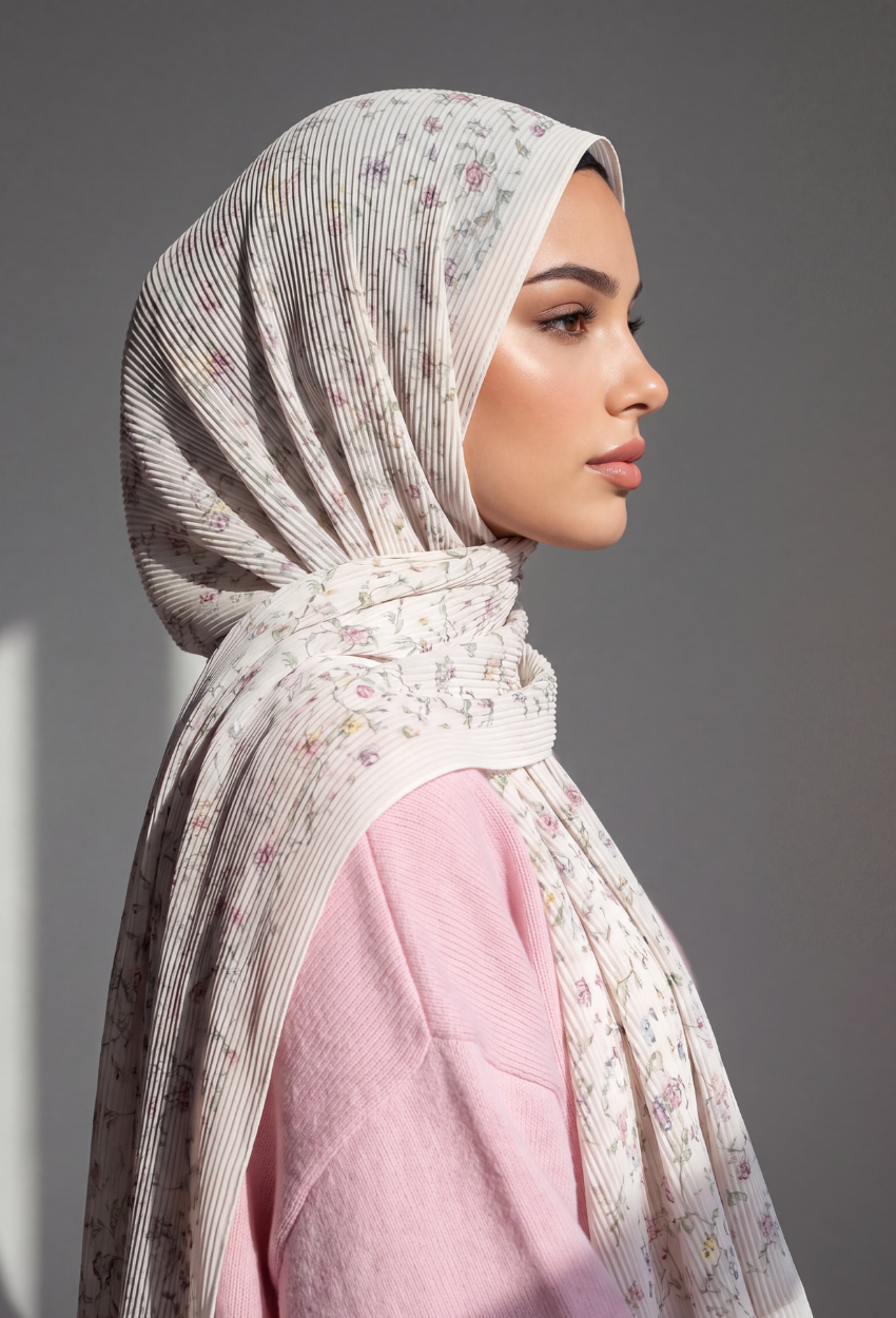 Fall In Love Wide Ultra Fine Pleated Shawl Ironless · in GiannaPL