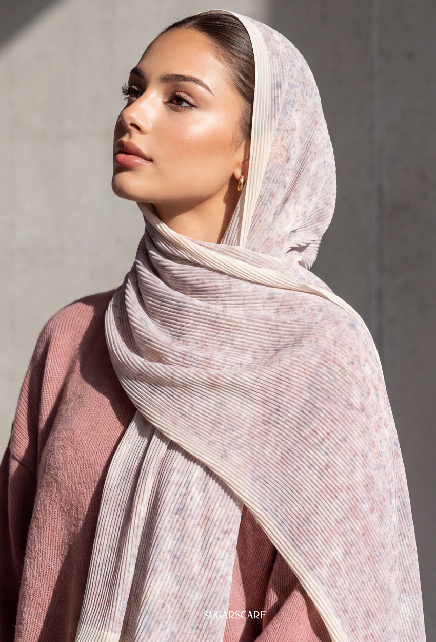 Fall In Love Wide Ultra Fine Pleated Shawl Ironless · in AddisonPL
