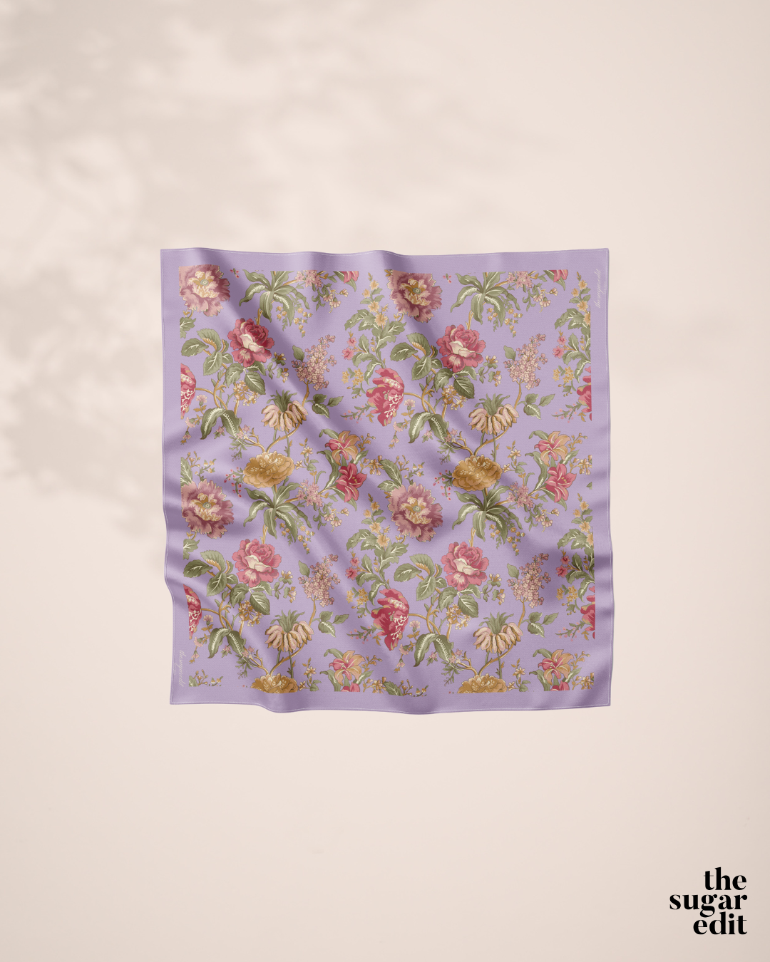 YES DEFECT - TSE Paris Cotton Voile Square Scarf SeeYou