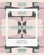 Korean Chiffon Long Shawl (She is in the Bloom) in Olivia