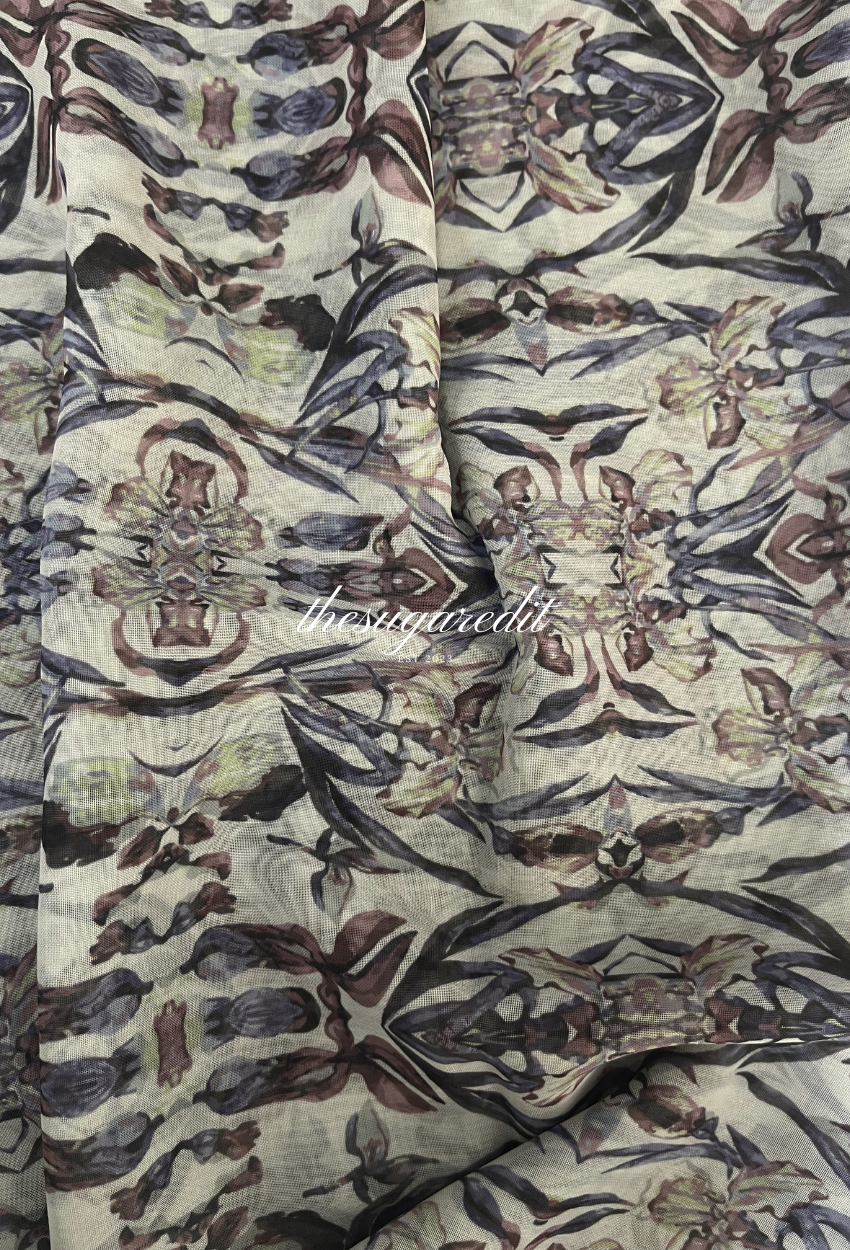 TSE BloomInvitation Japanese Cotton Voile Square Anie