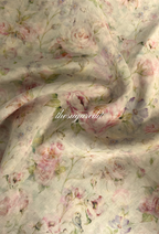 TSE BloomInvitation Japanese Cotton Voile Square Nancy