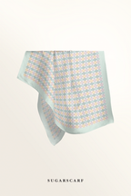 YES DEFECT - ( Japanese Voile Square Scarf ) Girl Boss ( Positive ) 46 inch