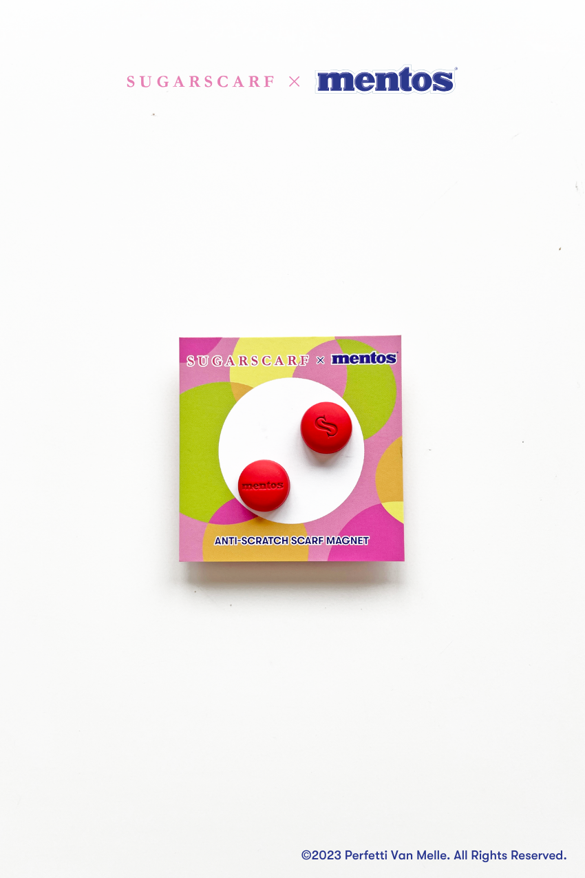 Sugarscarf x Mentos Magnet Brooch Candy Set ( 2 pairs in one set)