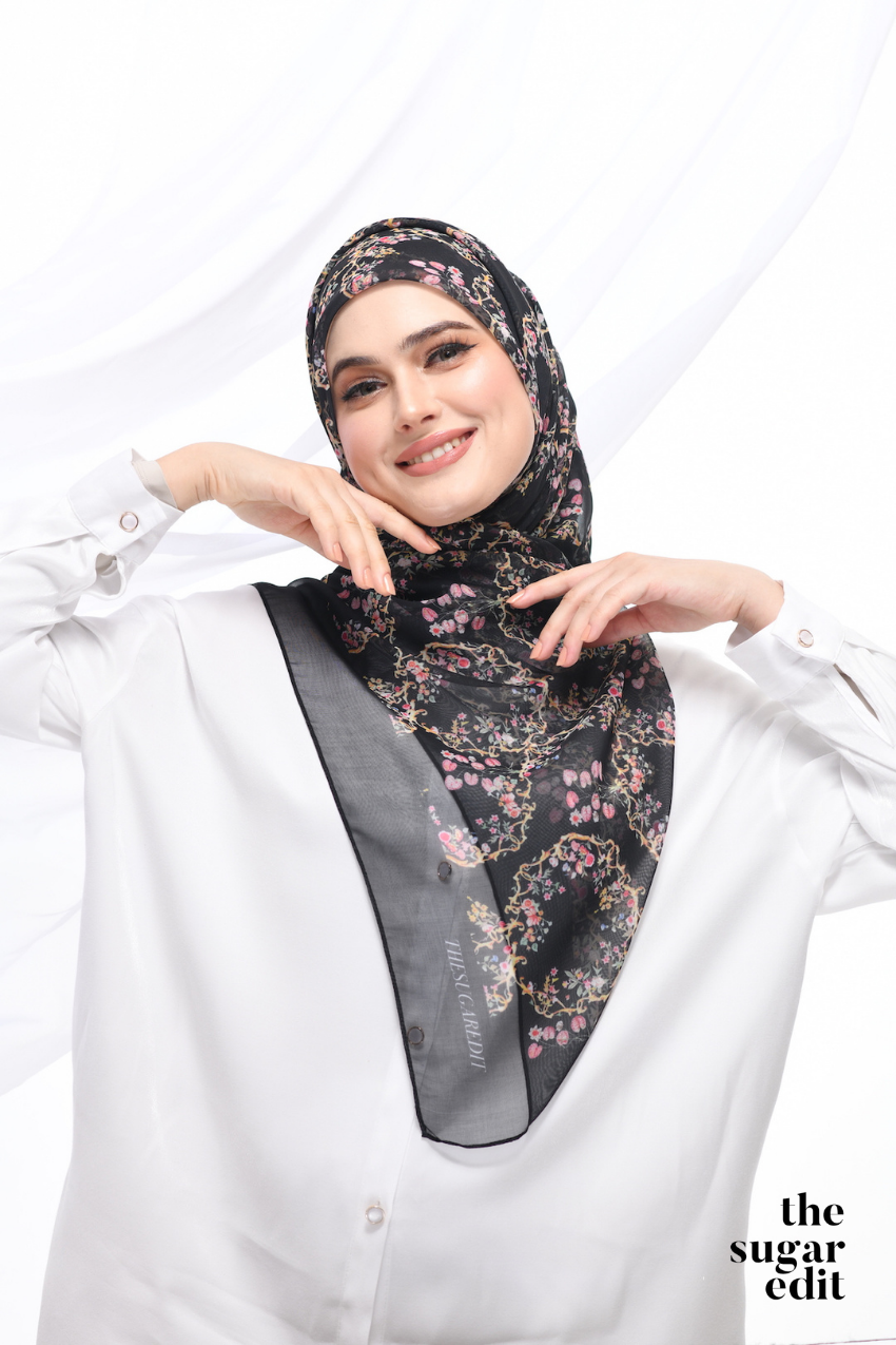 YES THESUGAREDIT Summer-Fleur Series Premium Japanese Voile ( Rose )