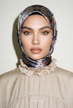 Eid Classy 2026 Scarves Mixed Satin Square in Wulan