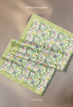 Eid Bloom 2026 Scarves Mixed Satin Square in Emmeline