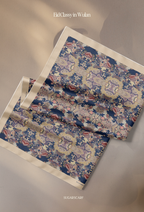 Eid Classy 2026 Scarves Mixed Satin Square in Wulan