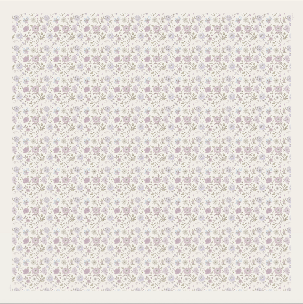 TSE BloomInvitation Japanese Cotton Voile Square - Carina