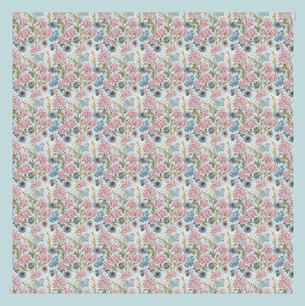 TSE BloomInvitation Japanese Cotton Voile Square - Betty
