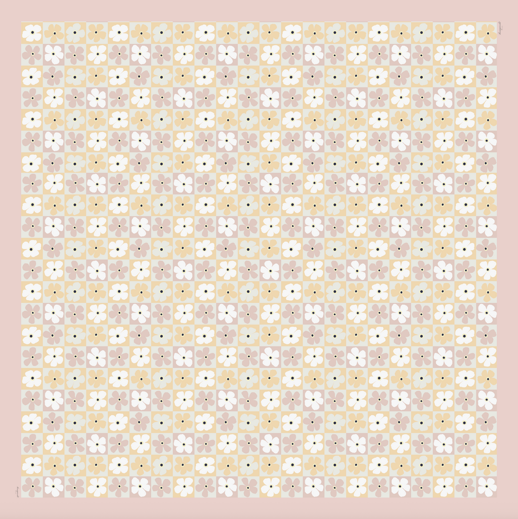 TSE BloomInvitation Japanese Cotton Voile Square - Emma