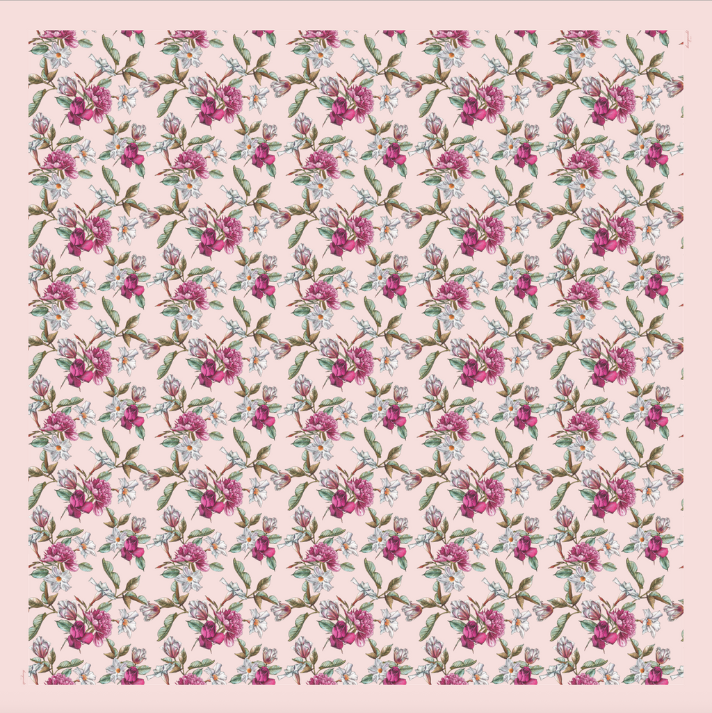 TSE BloomInvitation Japanese Cotton Voile Square - Rini