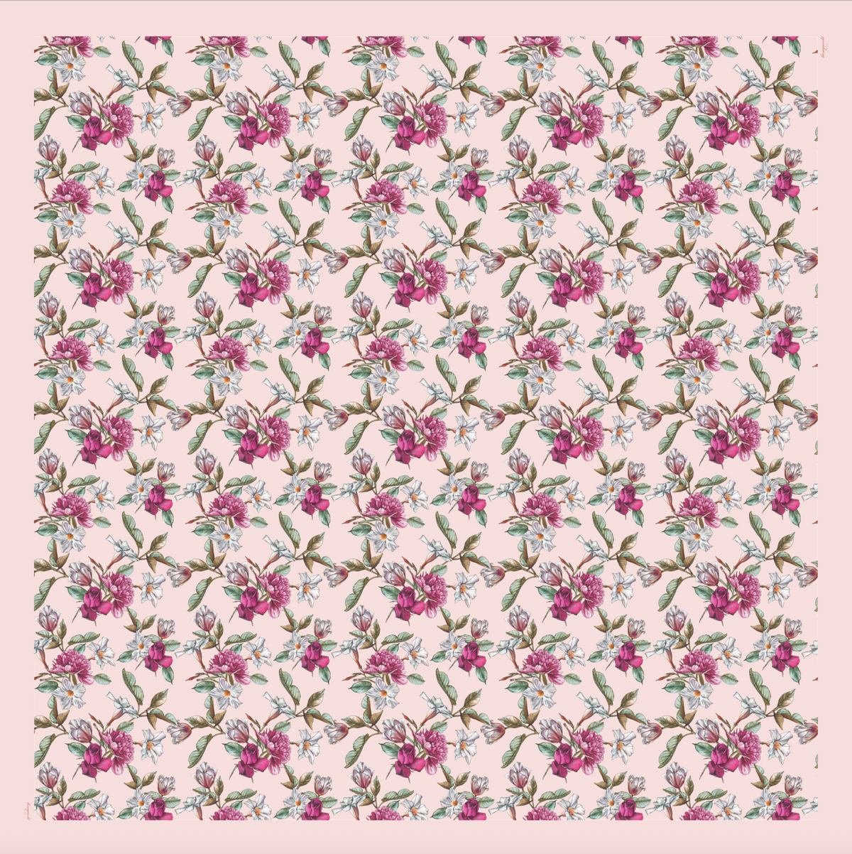 TSE BloomInvitation Japanese Cotton Voile Square - Rini