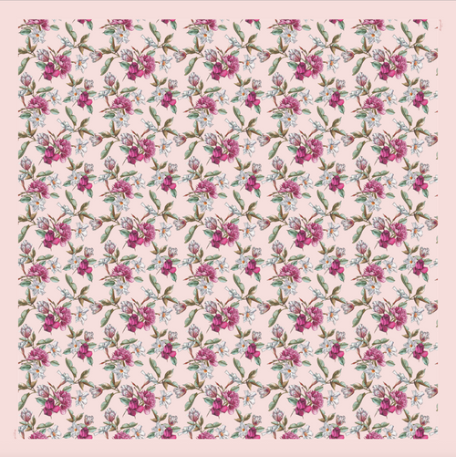 TSE BloomInvitation Japanese Cotton Voile Square - Rini