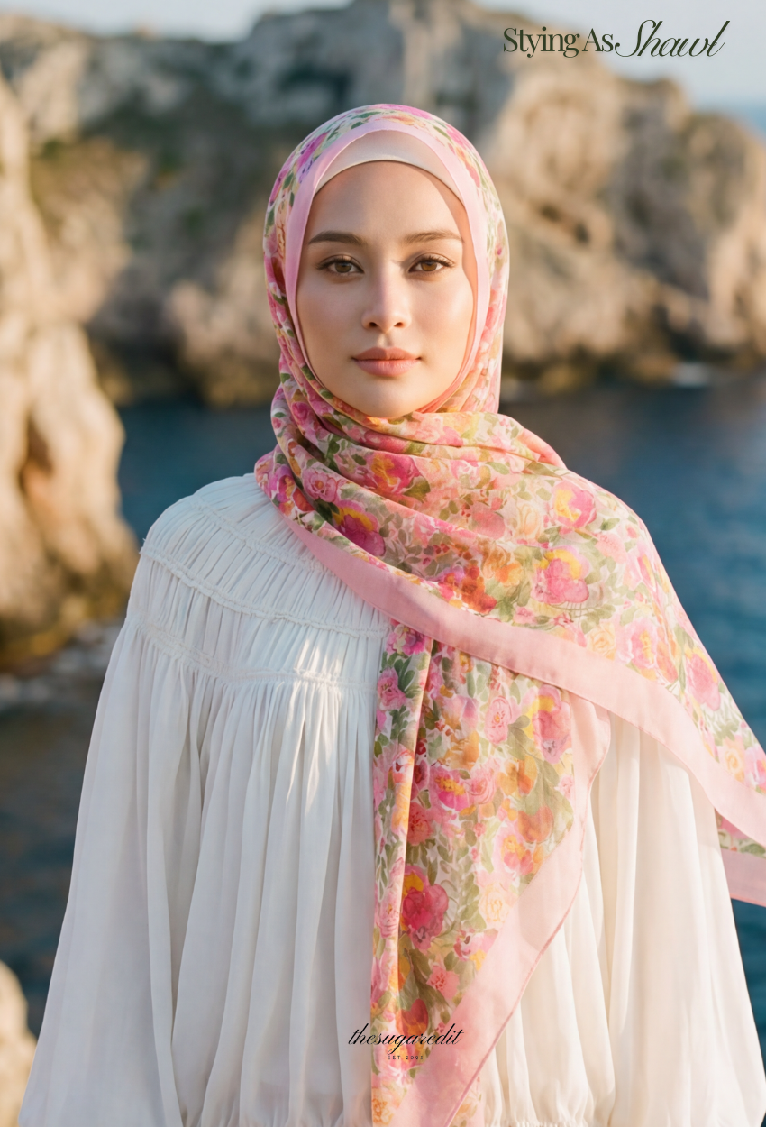 TSE Grace Collection Japanese Voile Square In Fate