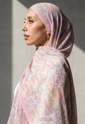 Fall In Love Wide Ultra Fine Pleated Shawl Ironless · in Bianca