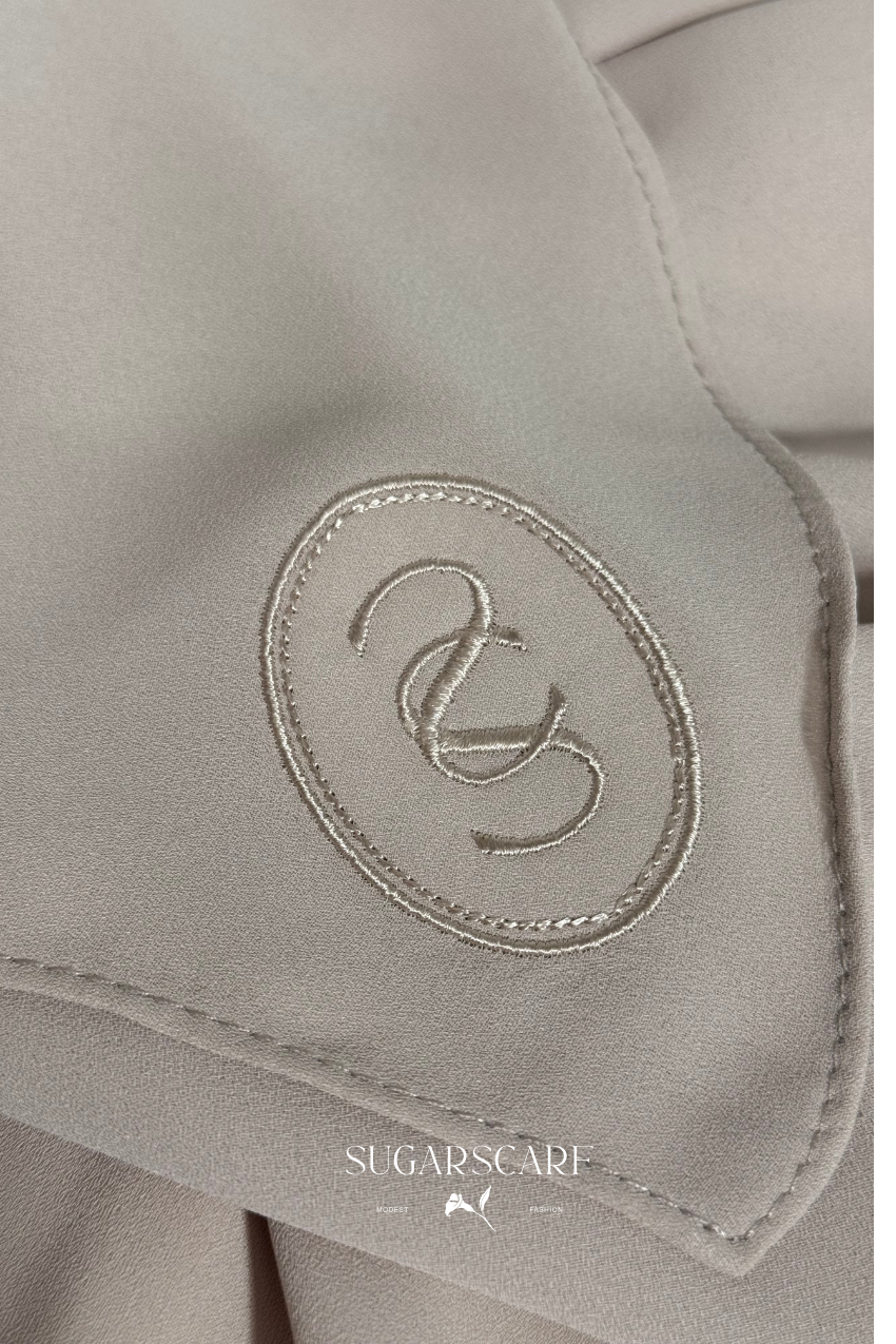 Noir Éclat Kate The Scarfé Hood /Shawl 100%Silk in (Rosewater)