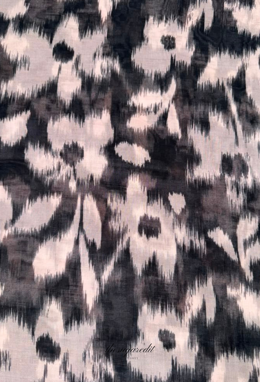 TSE BloomInvitation Japanese Cotton Voile Square - Miri