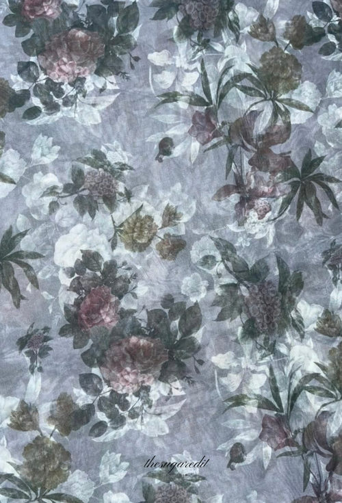 TSE BloomInvitation Japanese Cotton Voile Square - La Gomera