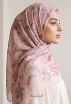 TSE BloomInvitation Japanese Cotton Voile Square  - Margutta