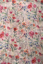 TSE BloomInvitation Japanese Cotton Voile Square - Desaru