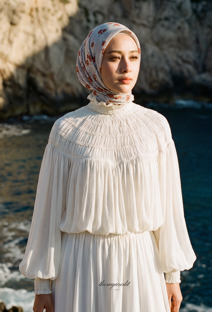 TSE Grace Collection Japanese Voile Square In YouAreKind