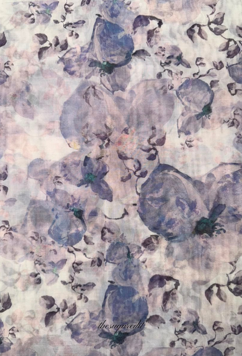TSE BloomInvitation Japanese Cotton Voile Square - Semporna