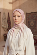 Eid Classy 2026 Scarves Mixed Satin Square in Pastry