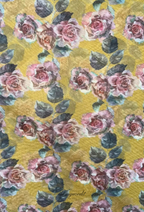 TSE BloomInvitation Japanese Cotton Voile Square - Ibiza