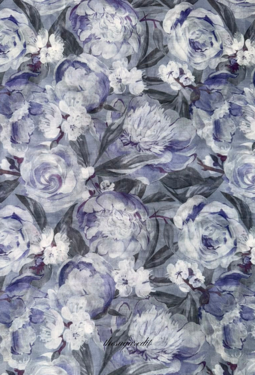 TSE BloomInvitation Japanese Cotton Voile Square - Soneva