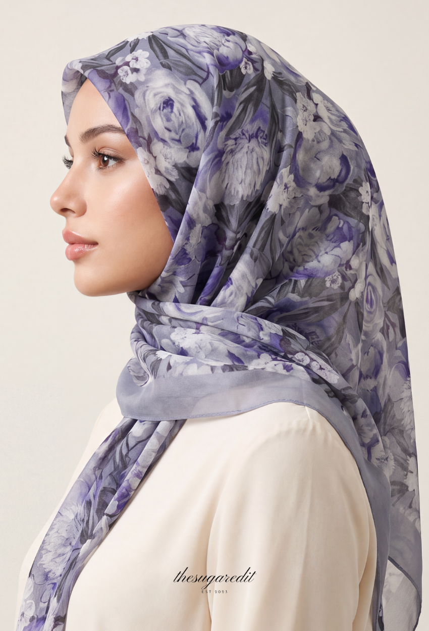 TSE BloomInvitation Japanese Cotton Voile Square - Soneva