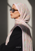 Fall In Love Wide Ultra Fine Pleated Shawl Ironless · in Prive