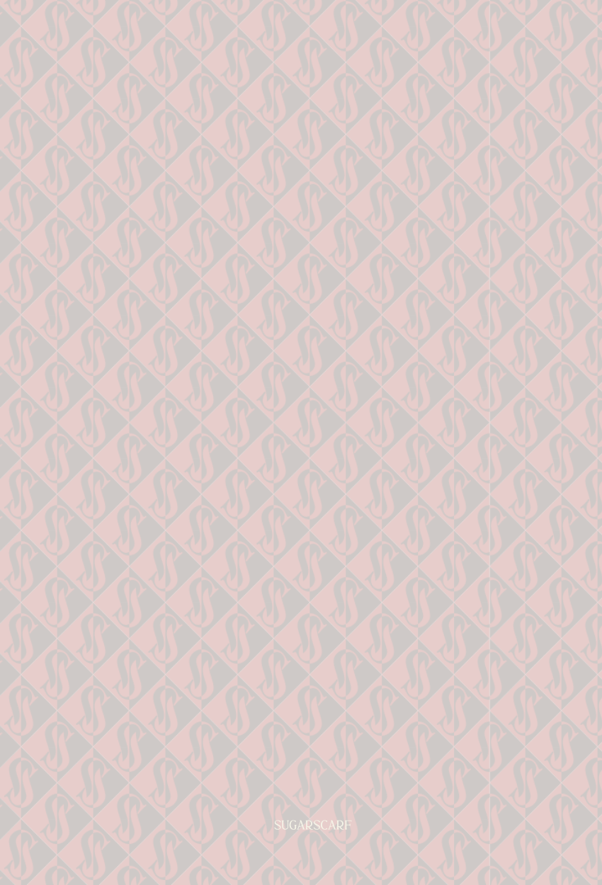 SS Monogram Japanese Voile In IcyPink