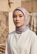 Eid Bloom 2026 Scarves Mixed Satin Square in Florence
