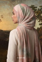 Fall In Love Wide Ultra Fine Pleated Shawl Ironless · in Raya
