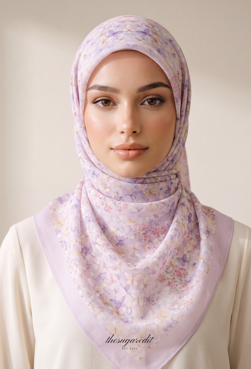 TSE BloomInvitation Japanese Cotton Voile Square - Zephyra