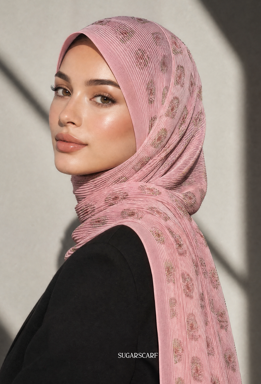 Fall In Love Wide Ultra Fine Pleated Shawl Ironless · in Palazzo