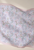 TSE BloomInvitation Japanese Cotton Voile Square - Claire