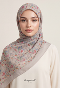 TSE BloomInvitation Japanese Cotton Voile Square - Desaru