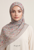 TSE BloomInvitation Japanese Cotton Voile Square - Desaru