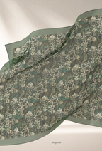 TSE BloomInvitation Japanese Cotton Voile Square - Stella