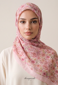 TSE BloomInvitation Japanese Cotton Voile Square - Vedra