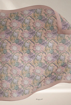TSE BloomInvitation Japanese Cotton Voile Square - Sunday