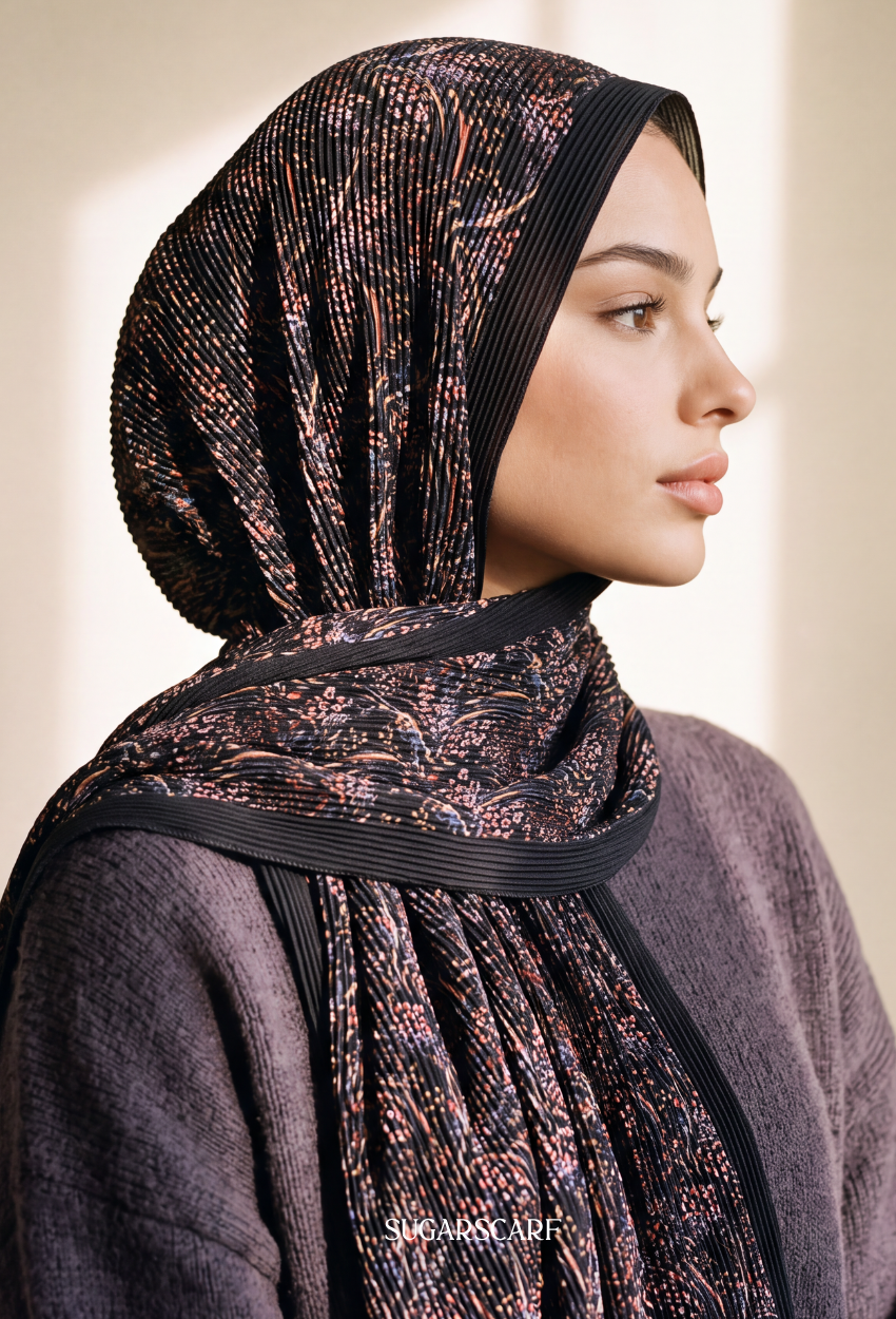 Fall In Love Wide Ultra Fine Pleated Shawl Ironless · in Brera