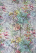 TSE BloomInvitation Japanese Cotton Voile Square - Bernina
