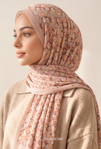 Fall In Love Wide Ultra Fine Pleated Shawl Ironless · in Tully