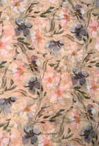 TSE BloomInvitation Japanese Cotton Voile Square - Okinawa