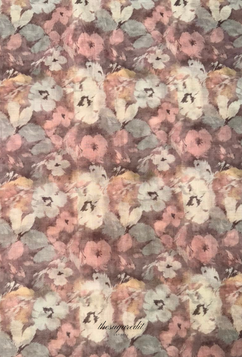 TSE BloomInvitation Japanese Cotton Voile Square - Palawan